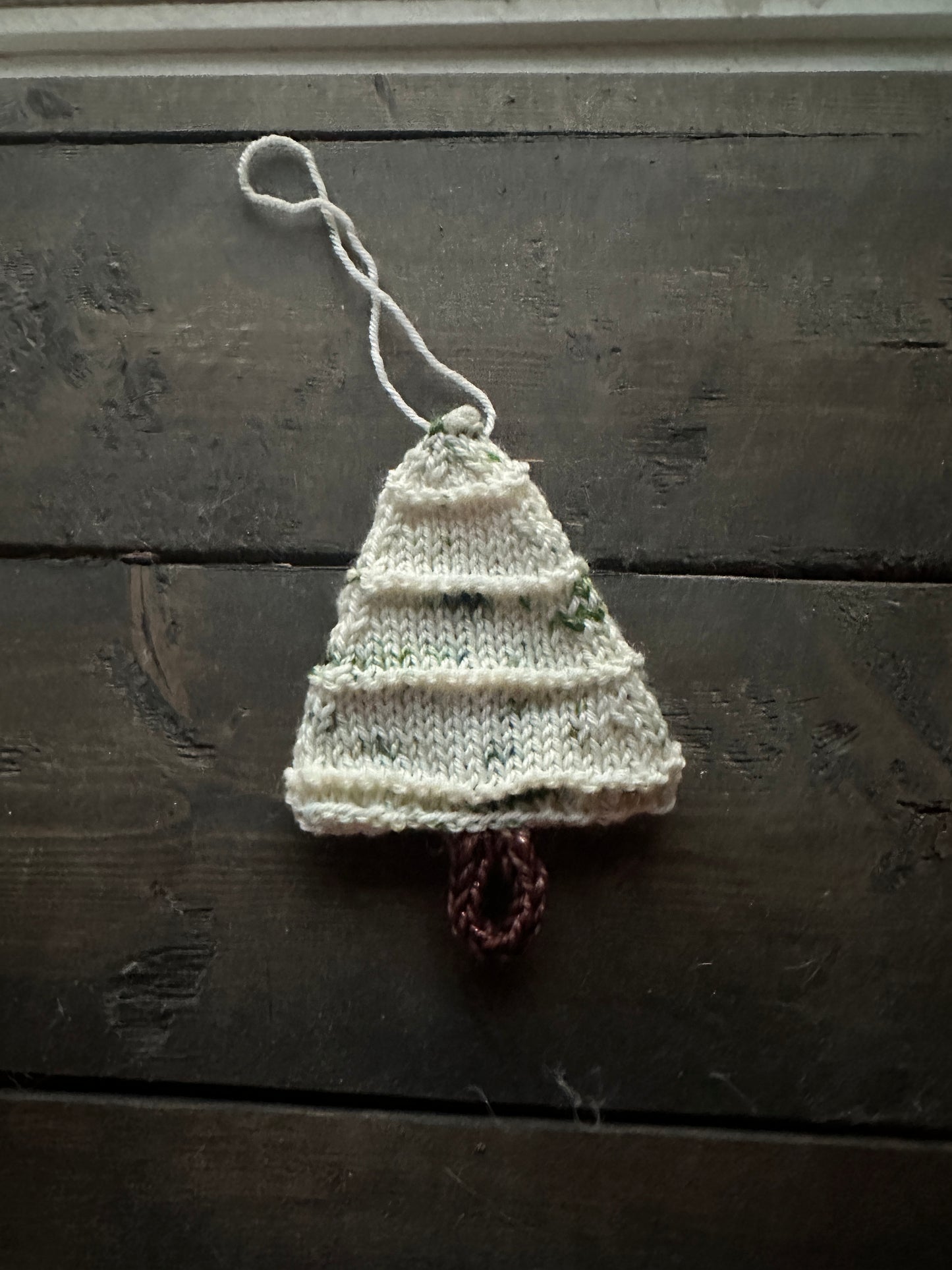 Knit tree ornament - PDF