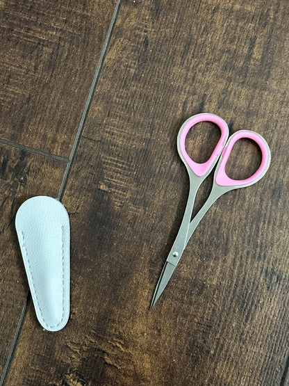 scissors with protective cover