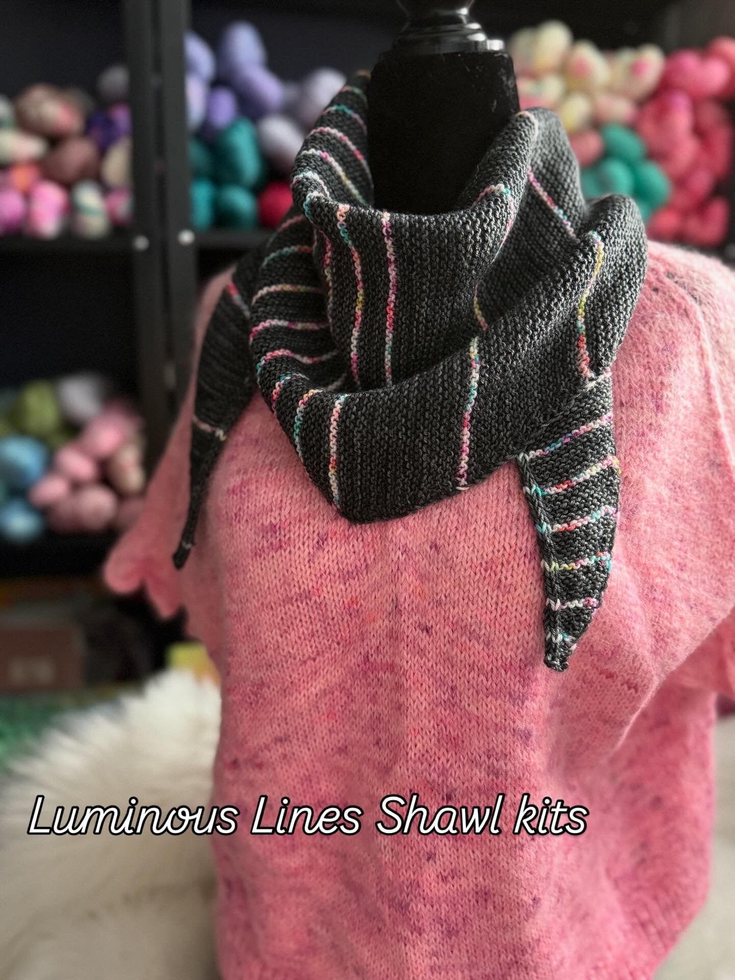 Luminous Lines Shawl Kit
