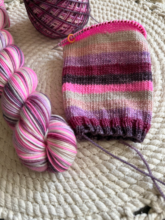 Moonlit Mauve- 50g 6 stripe