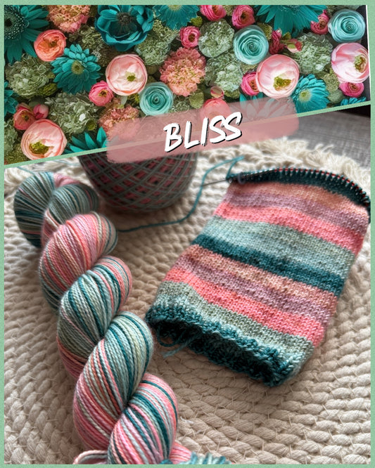 Bliss - 50g 6 stripe Fingering