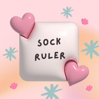 Wooden Sock Ruler